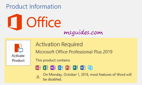 Office 2019 product key free generator codes