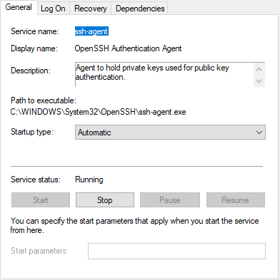 Generate ssh key openssh windows