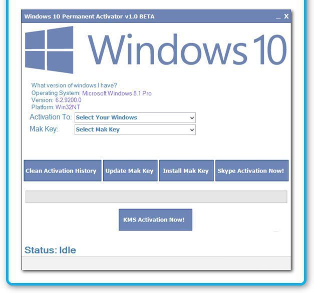 Windows 10 activation keys generator